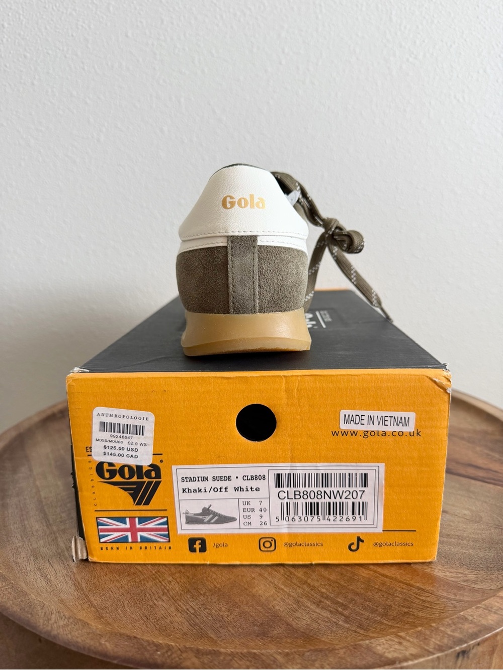NEW Gola Exclusive Stadium Sneaker Size 7 - Picture 5 of 8